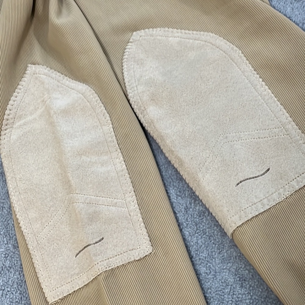 Womens Tuff Rider Equestrian Riding Breeches Pants Size 32 Ribbed - Picture 5 of 12